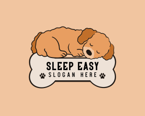 Sleeping Dog Bone logo design