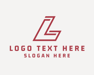 League - Racing Sports Letter L logo design