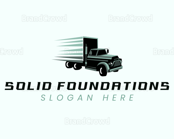 Truck Logistics Freight Logo