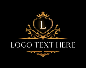 Royalty - Crown Royalty Shield logo design