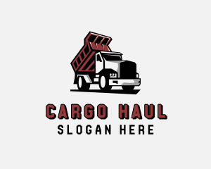 Dump Truck Construction Mover logo design