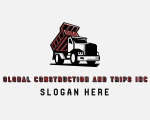 Cargo - Dump Truck Construction Mover logo design