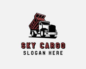 Dump Truck Construction Mover logo design