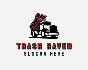 Dump Truck Construction Mover logo design