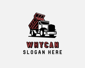 Roadie - Dump Truck Construction Mover logo design