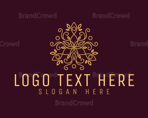 Luxury Floral Pattern Logo