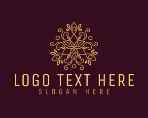Flower - Luxury Floral Pattern logo design