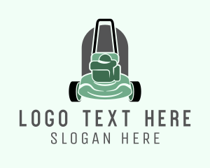 Grass - Landscaper Lawn Mower logo design