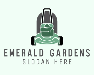 Landscaper Lawn Mower logo design