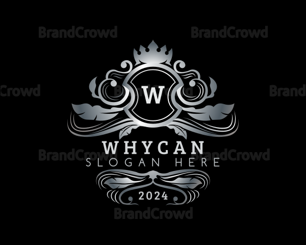 Premium Crown Crest Logo