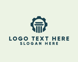 Greek Column - Cog Law Firm logo design