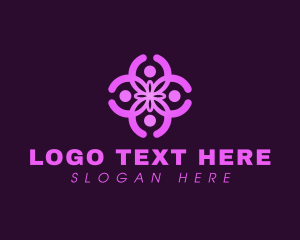 Social - People Social Organization logo design
