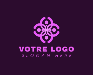 People Social Organization Logo