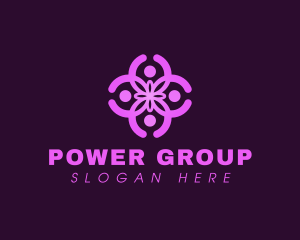 Group - People Social Organization logo design
