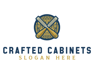 Cabinetry - Chisel Carving Equipment logo design