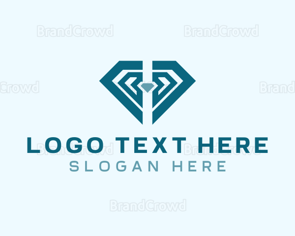 Modern Diamond Jewelry Logo