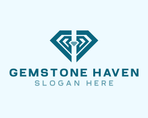 Modern Diamond Jewelry logo design