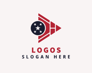 Government - Stars Triangle Patriot logo design