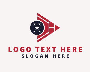 Liberty - Stars Triangle Patriot logo design