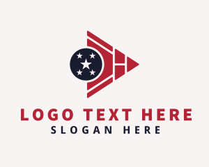 Liberty - Stars Triangle Patriot logo design