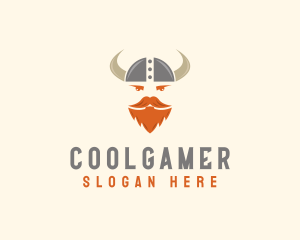 Barbarian - Viking Warrior Soldier logo design