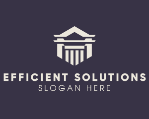 Administration - Government Financial Building logo design