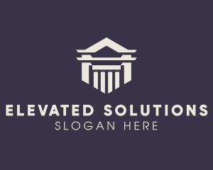 Government Financial Building logo design