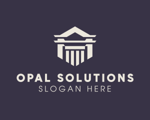 Government Financial Building logo design