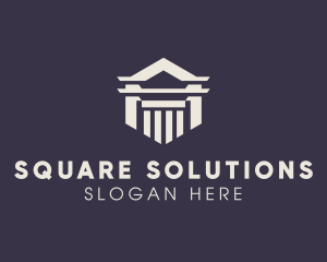 Government Financial Building logo design