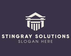 Government Financial Building logo design