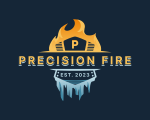 Fire Ice Ventilation logo design