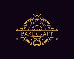 Crown Bakery Pastry logo design