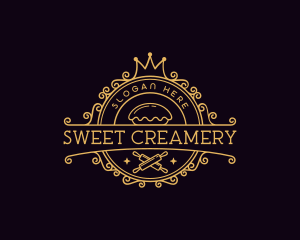 Crown Bakery Pastry logo design