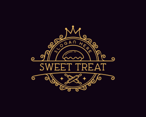 Crown Bakery Pastry logo design