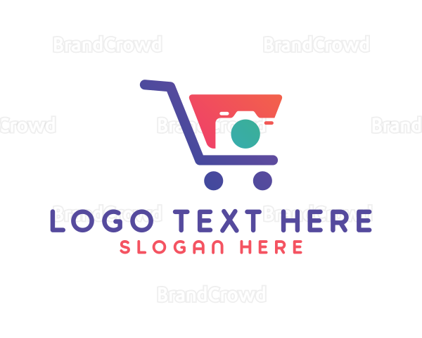 Camera Shopping Cart Logo