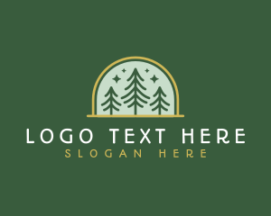 Gardening - Pine Tree Forest logo design