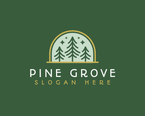 Pine Tree Forest logo design