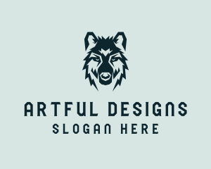 Dog Wolf Head  logo design