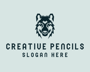 Dog Wolf Head  logo design