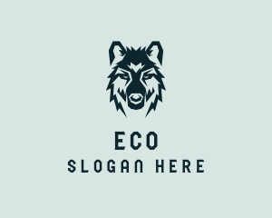 Hound - Dog Wolf Head logo design