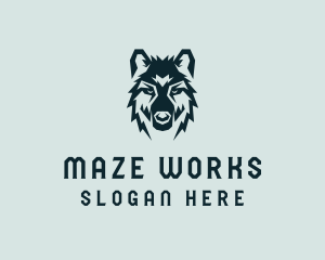 Dog Wolf Head  logo design