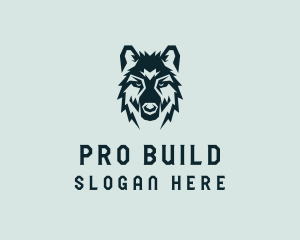 Dog Wolf Head  logo design