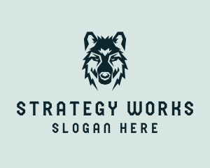 Dog Wolf Head  logo design