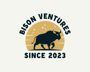 Bison - Bison Animal Zoo logo design