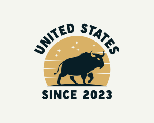 Bison Animal Zoo logo design