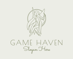 Pixie - Fairy Goddess Hair logo design