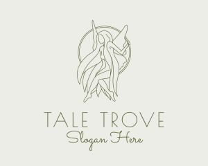 Fairy Goddess Hair  logo design