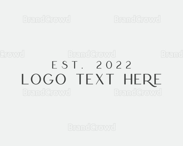 Generic Brand Wordmark Logo