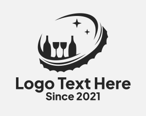 Beer - Beer Cap Lounge Bar logo design