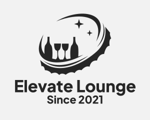 Lounge - Beer Cap Lounge Bar logo design
